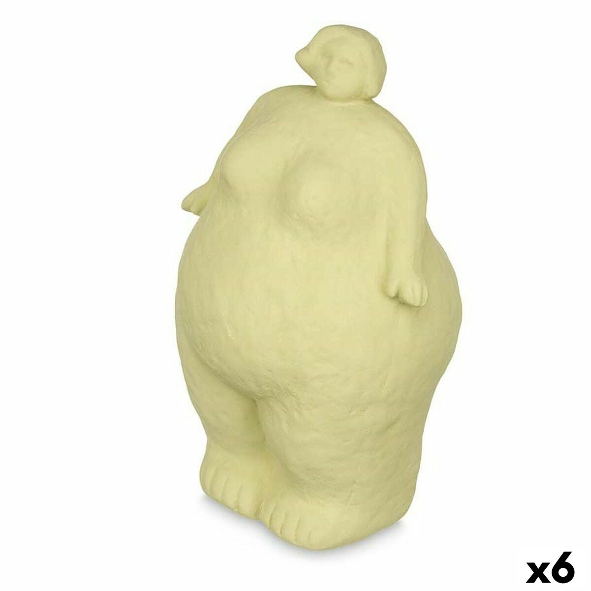 4899888752295 - Decorative Figure Green Dolomite 14 x 25 x 11 cm (6 Units) Lady Standing