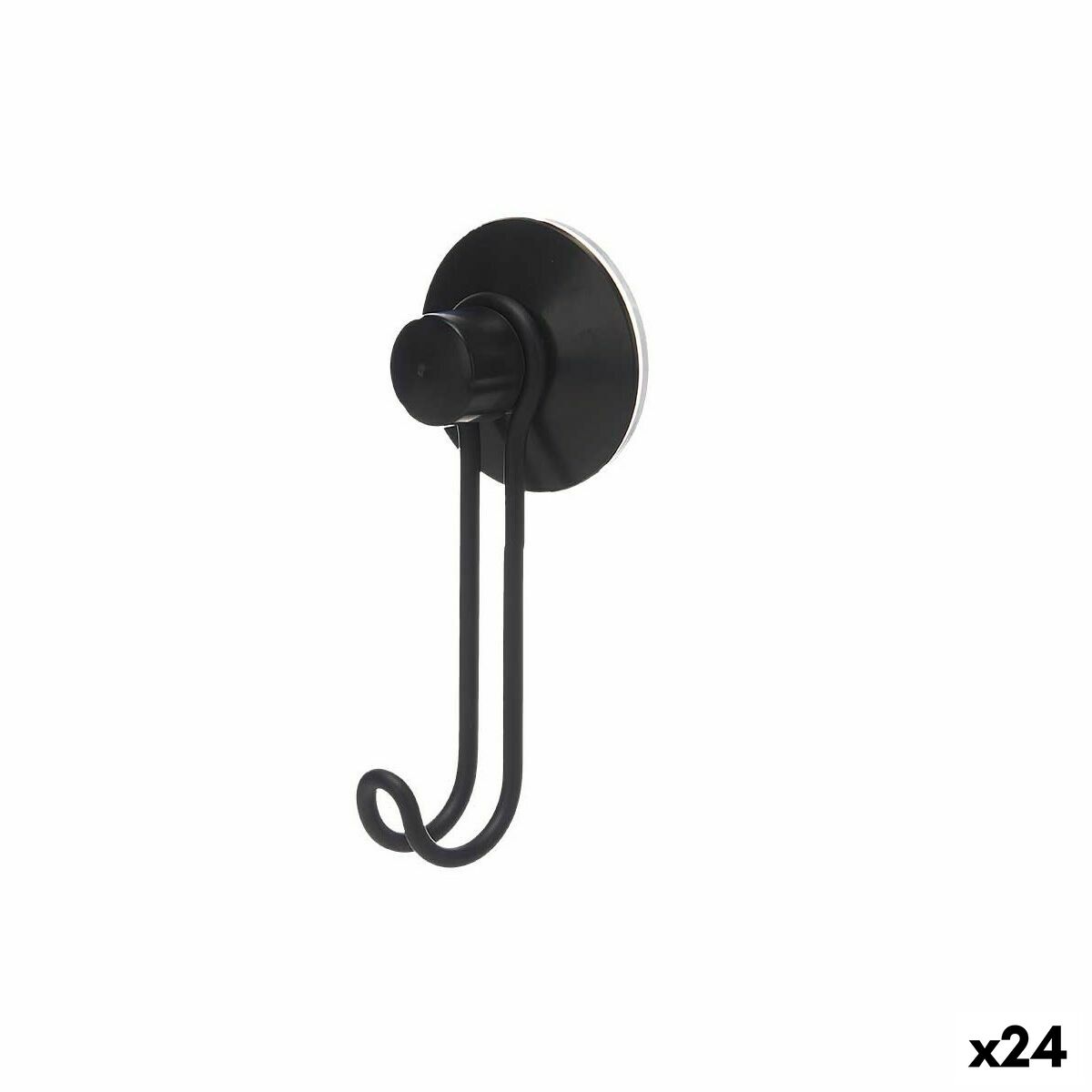 4899888754244 - Haken zum Aufhängen von W3100-1p Black Stahl ABS 6 x 13 x 4 cm (24 Einheiten)