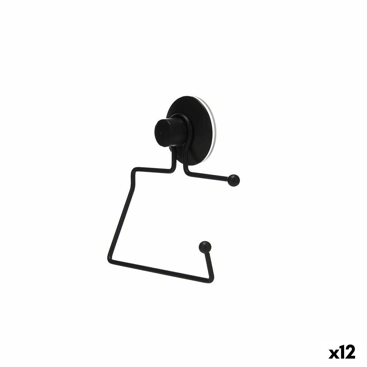 4899888754251 - Toilettenpapierrollenhalterung W3100-12P Schwarz Stahl ABS 12 x 14 x 35 cm (12 Stück) 4899888754251 - Toilettenpapierrollenhalterung W3100-12P Schwarz Stahl ABS 12 x 14 x 35 cm (12 Stück)