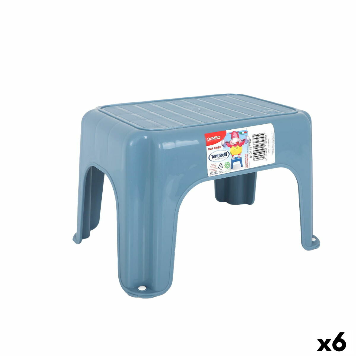 4899888755814 - Hocker Dumbo Blau 29 x 21 x 18 cm (6 Stück) 4899888755814 - Hocker Dumbo Blau 29 x 21 x 18 cm (6 Stück)