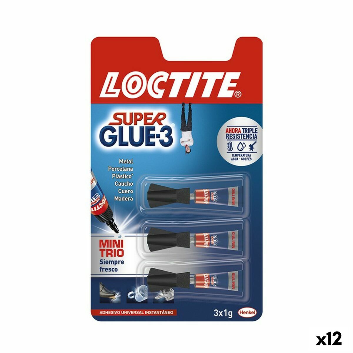 4899888756774 - Sekundenkleber Super Glue-3 Mini (12 Stück)