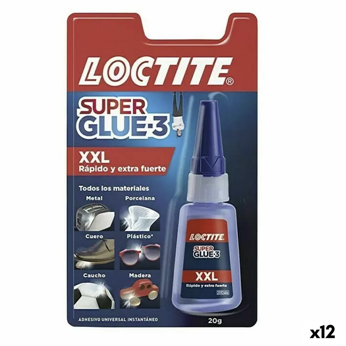 4899888756781 - Sekundenkleber Super Glue-3 XXL 20 g (12 Stück)