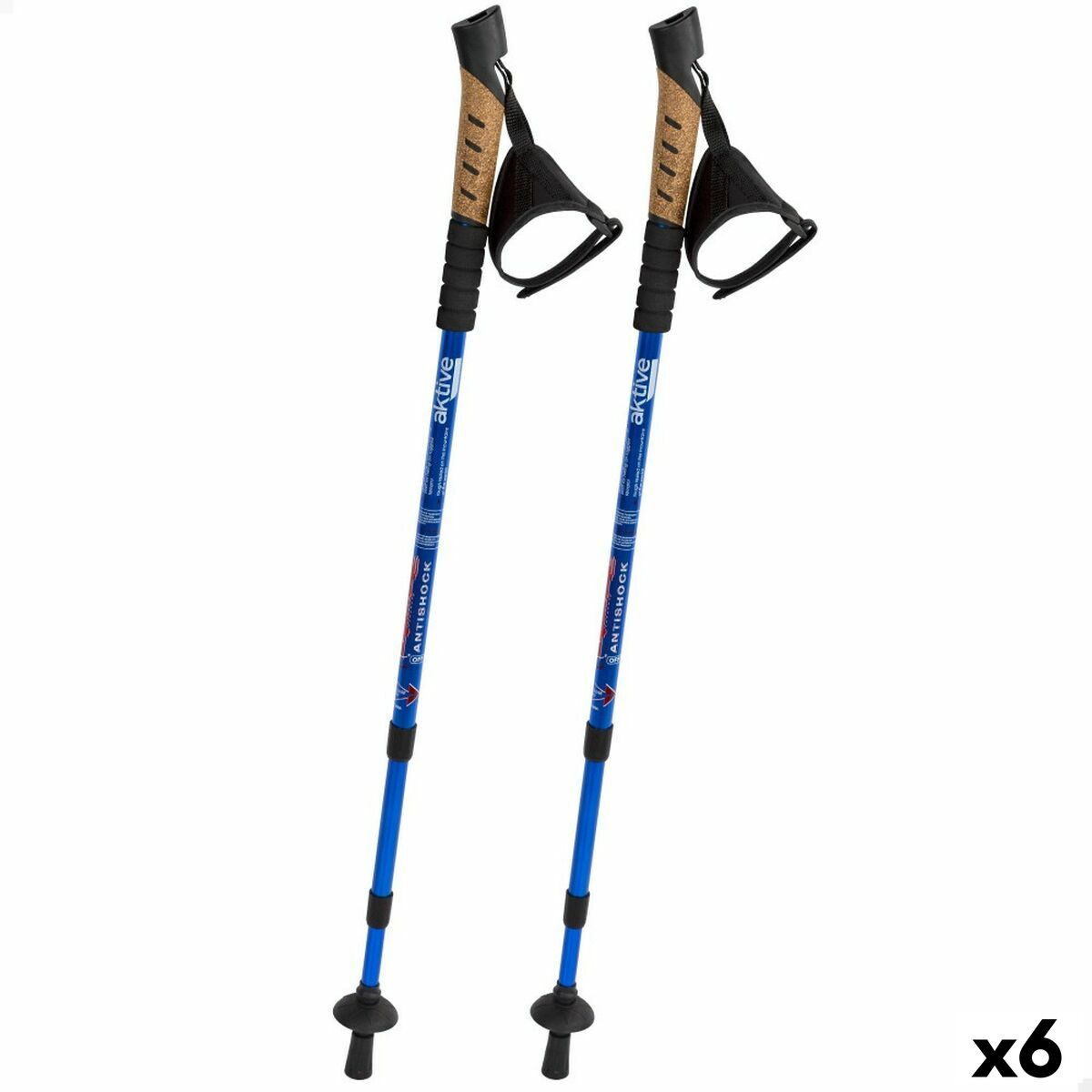 4899888756910 - 2er Set Trekking-Stöcke 5 x 135 x 5 cm (6 Stück) 4899888756910 - 2er Set Trekking-Stöcke 5 x 135 x 5 cm (6 Stück)
