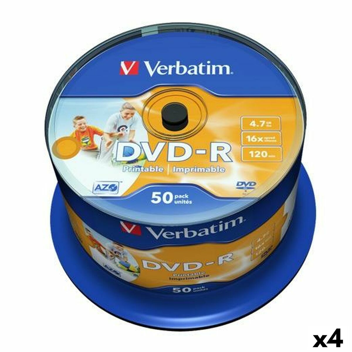 4899888758587 - DVD-R 47 GB 16x (4 Stück)