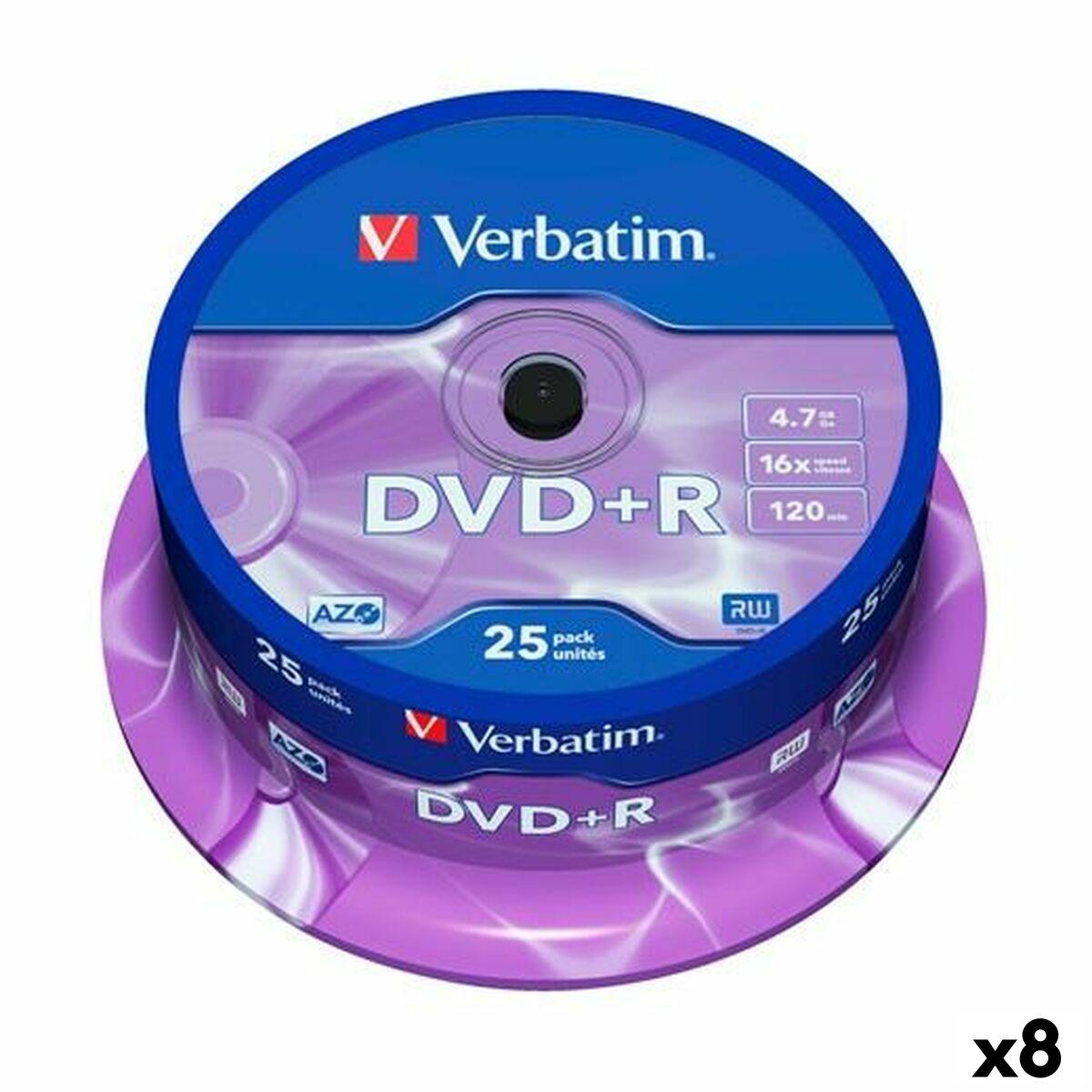 4899888758761 - DVD+R 47 GB 16x (8 Stück)