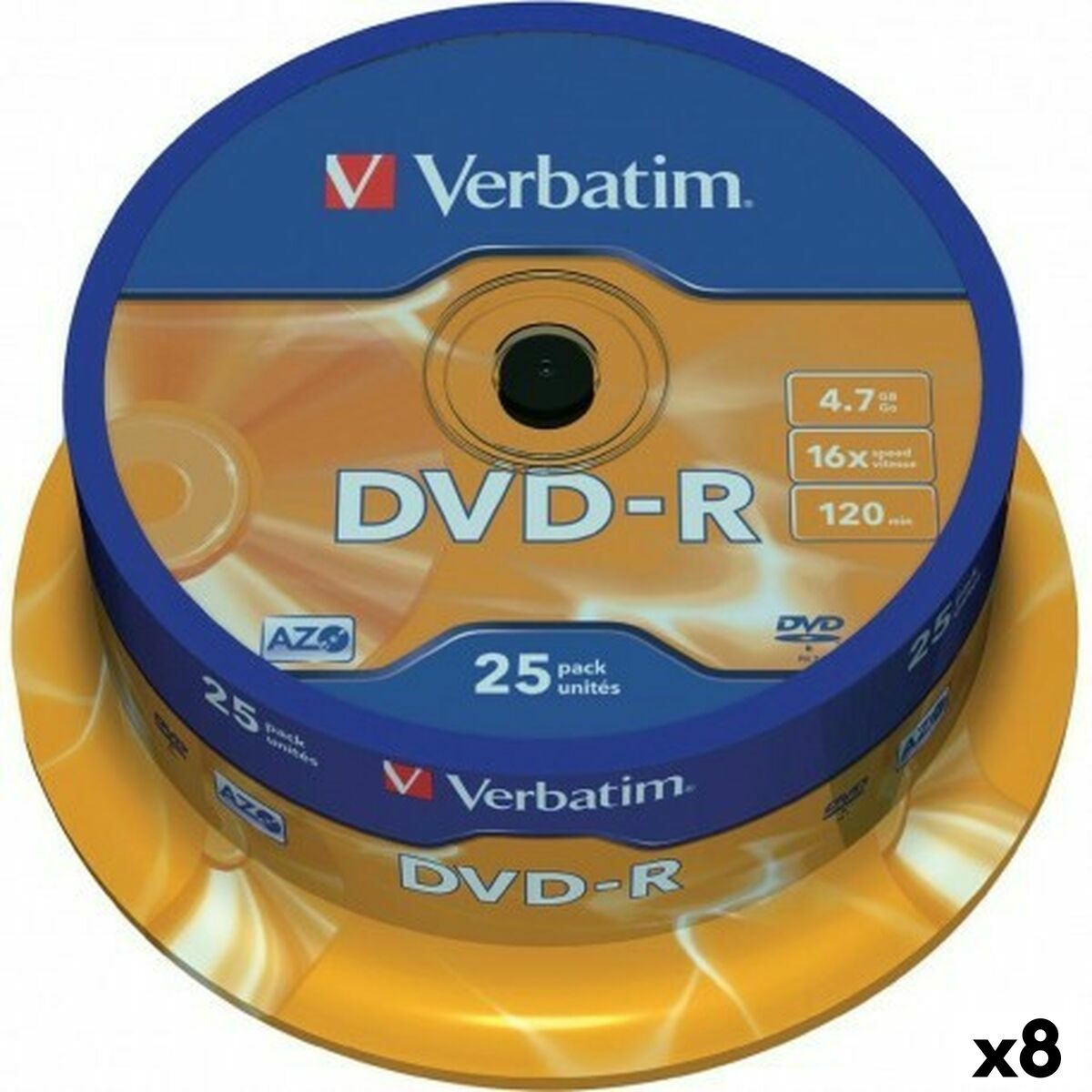 4899888758778 - DVD-R 47 GB 16x (8 Stück)