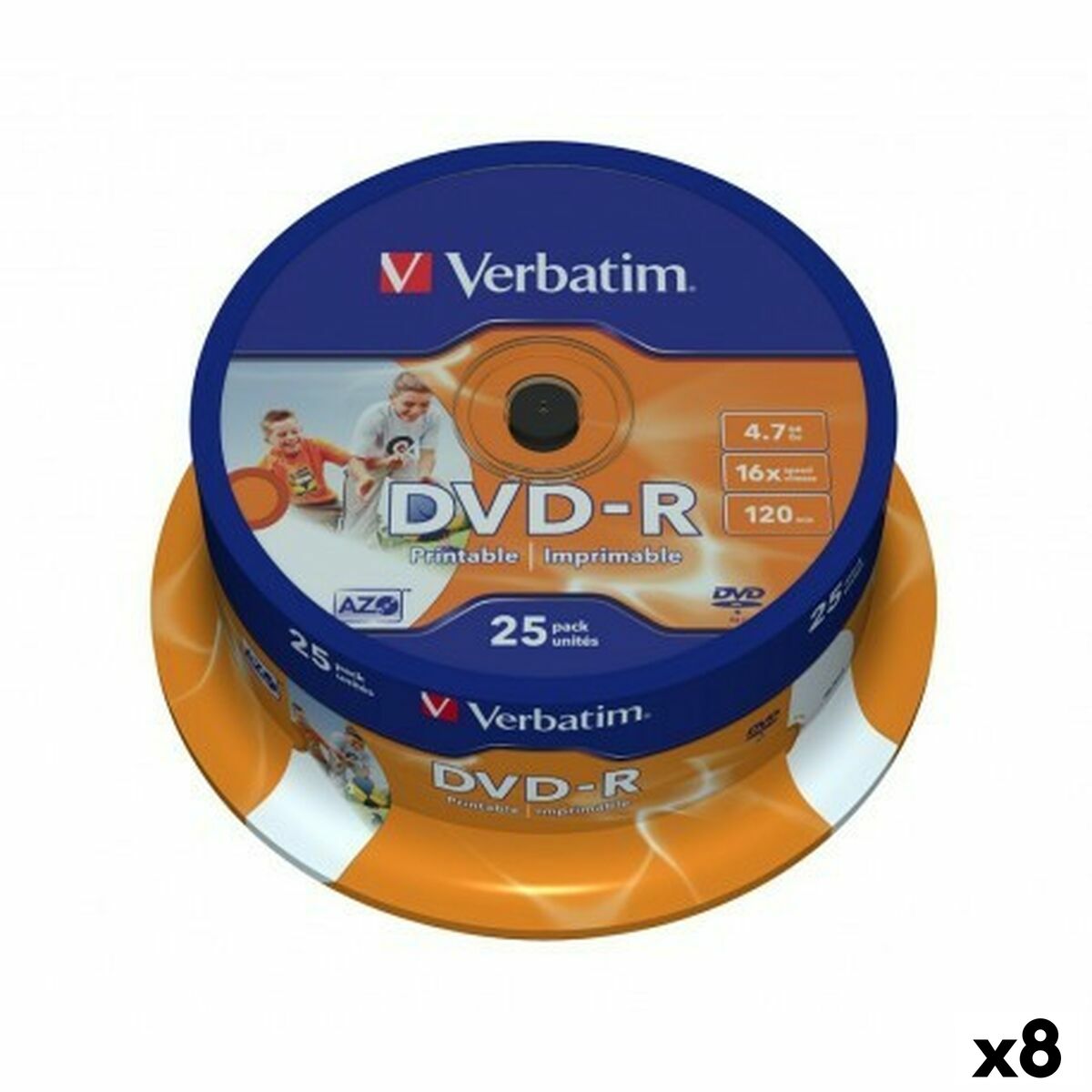 4899888758792 - DVD-R 47 GB 16x (8 Stück)