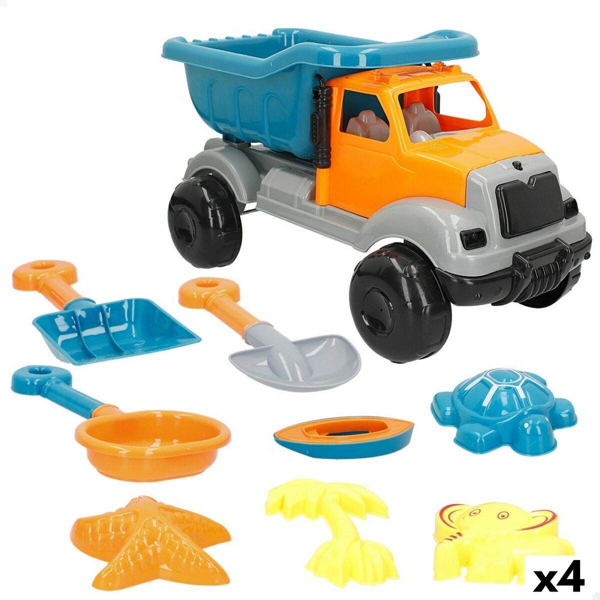 4899888761990 - Strandspielzeuge-Set 40 x 22 x 20 cm (4 Stück)