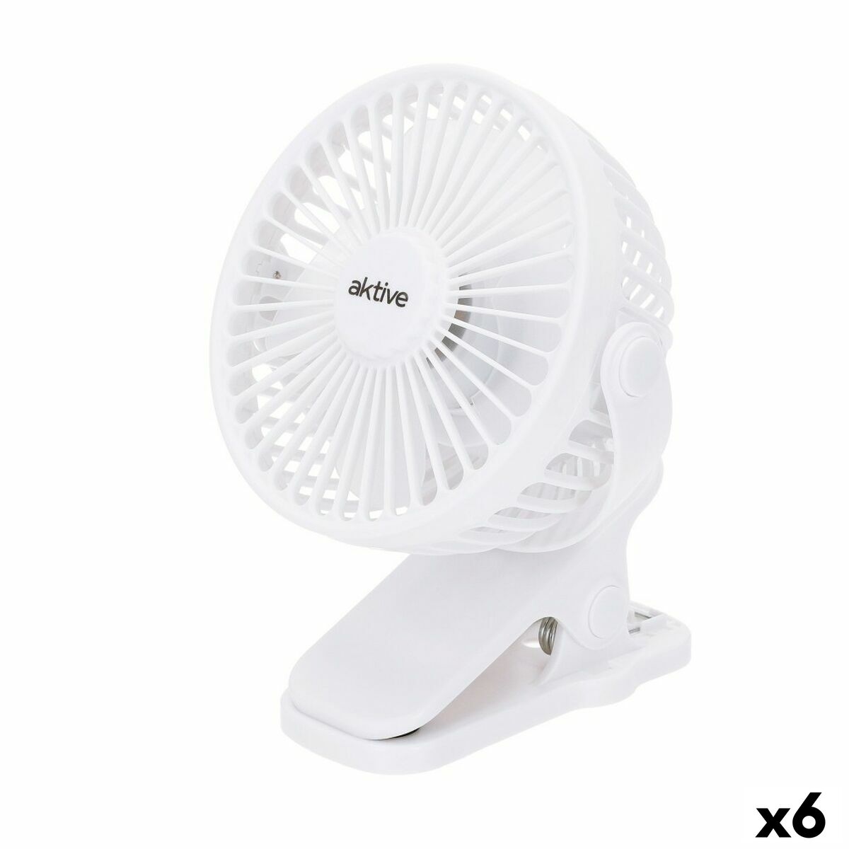4899888762355 - Wiederaufladbarer Schreibtischventilator (6 Stück)
