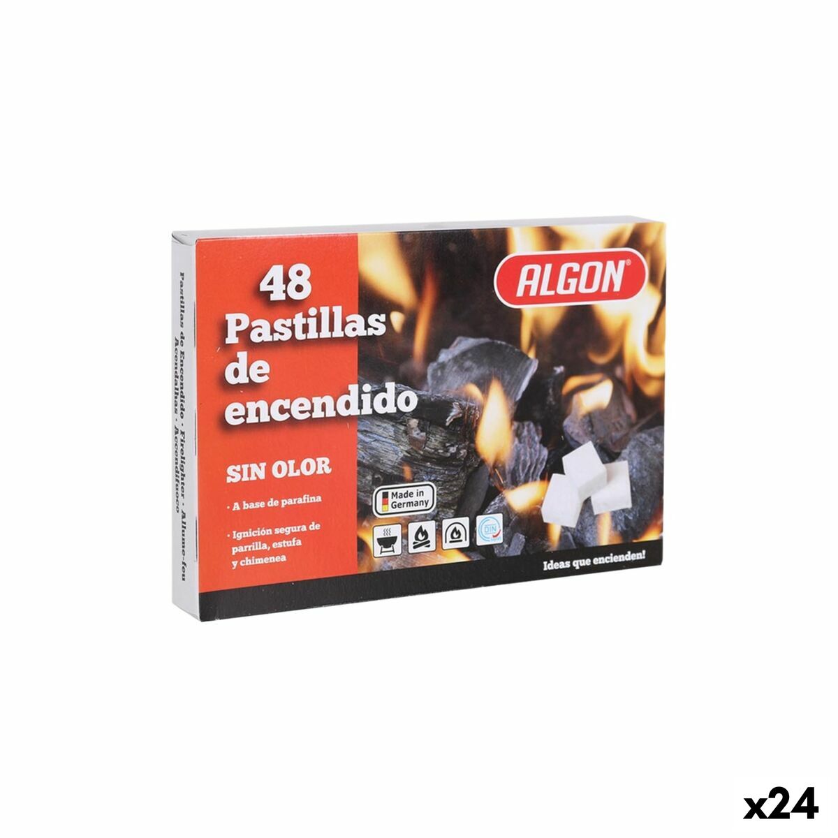 4899888764335 - Grillanzünder 48 Stücke (24 Stück) 4899888764335 - Grillanzünder 48 Stücke (24 Stück)