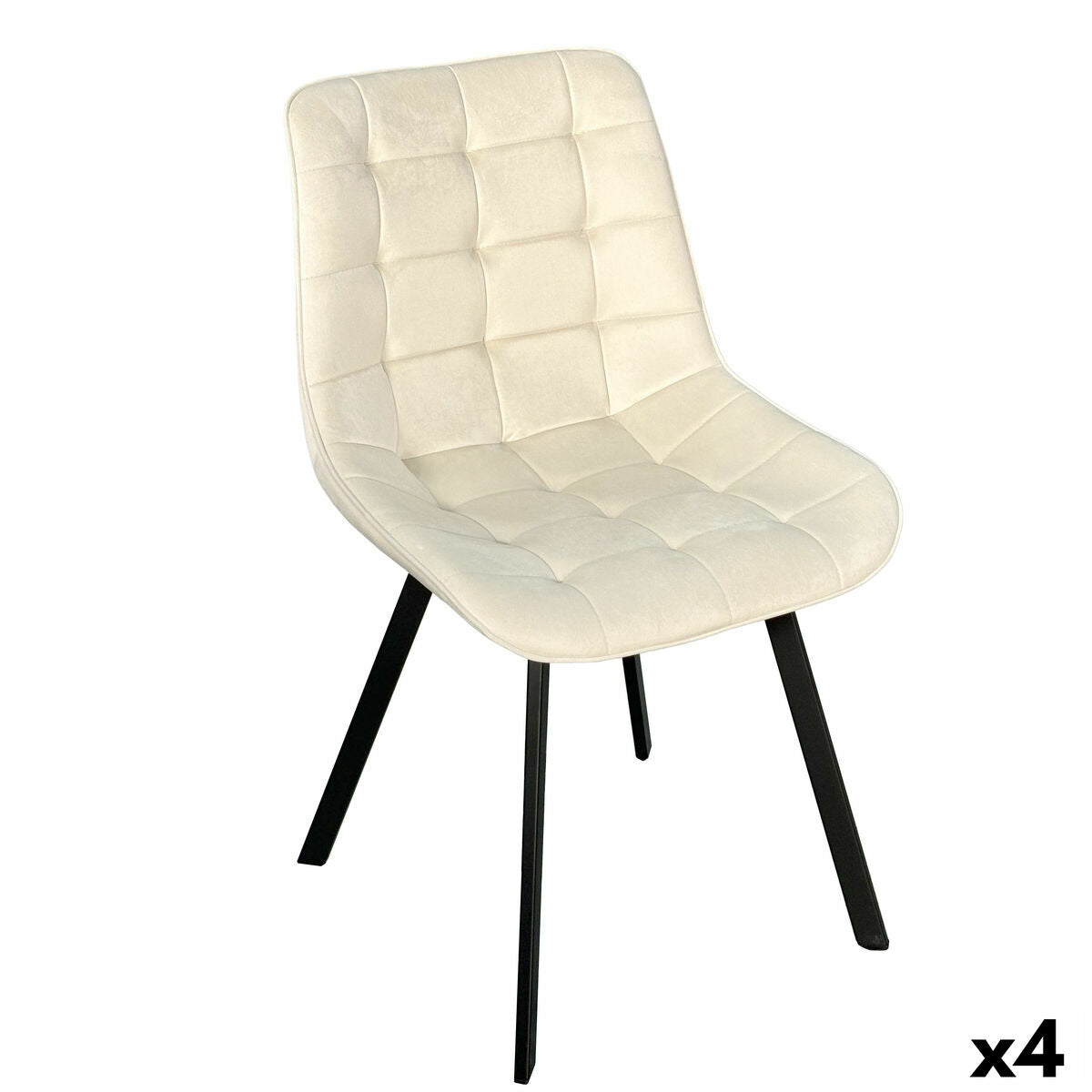 4899888769194 - Stuhl RHODES Beige 55 x 82 x 51 cm (4 Stück) 4899888769194 - Stuhl RHODES Beige 55 x 82 x 51 cm (4 Stück)