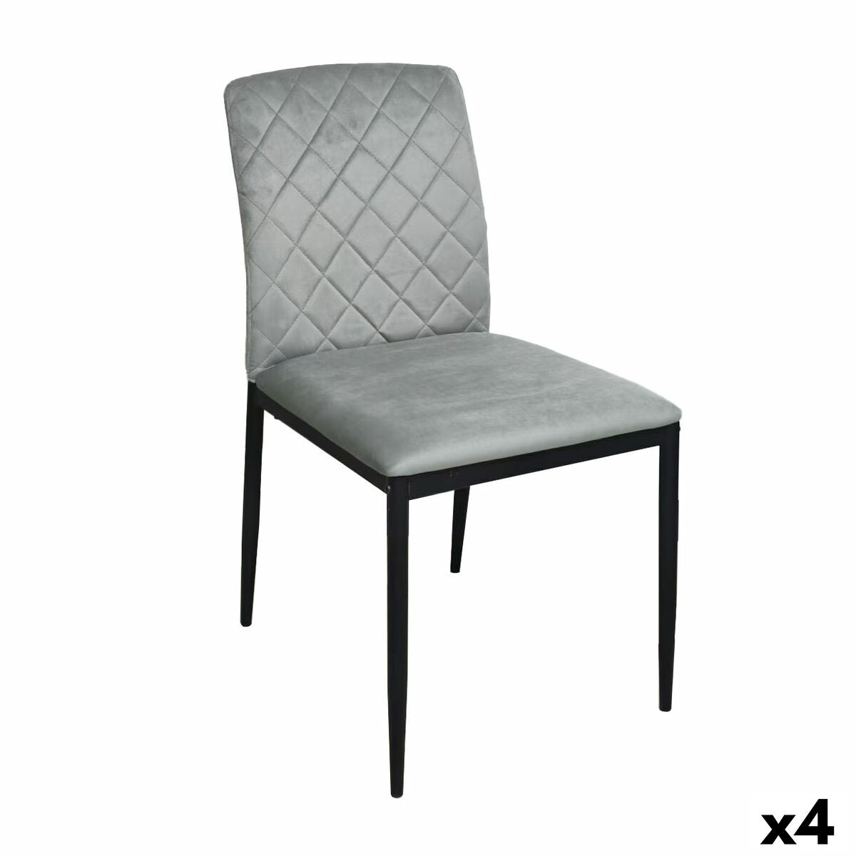 4899888769200 - Stuhl ZEGERS Grau 58 x 83 x 44 cm (4 Stück) 4899888769200 - Stuhl ZEGERS Grau 58 x 83 x 44 cm (4 Stück)