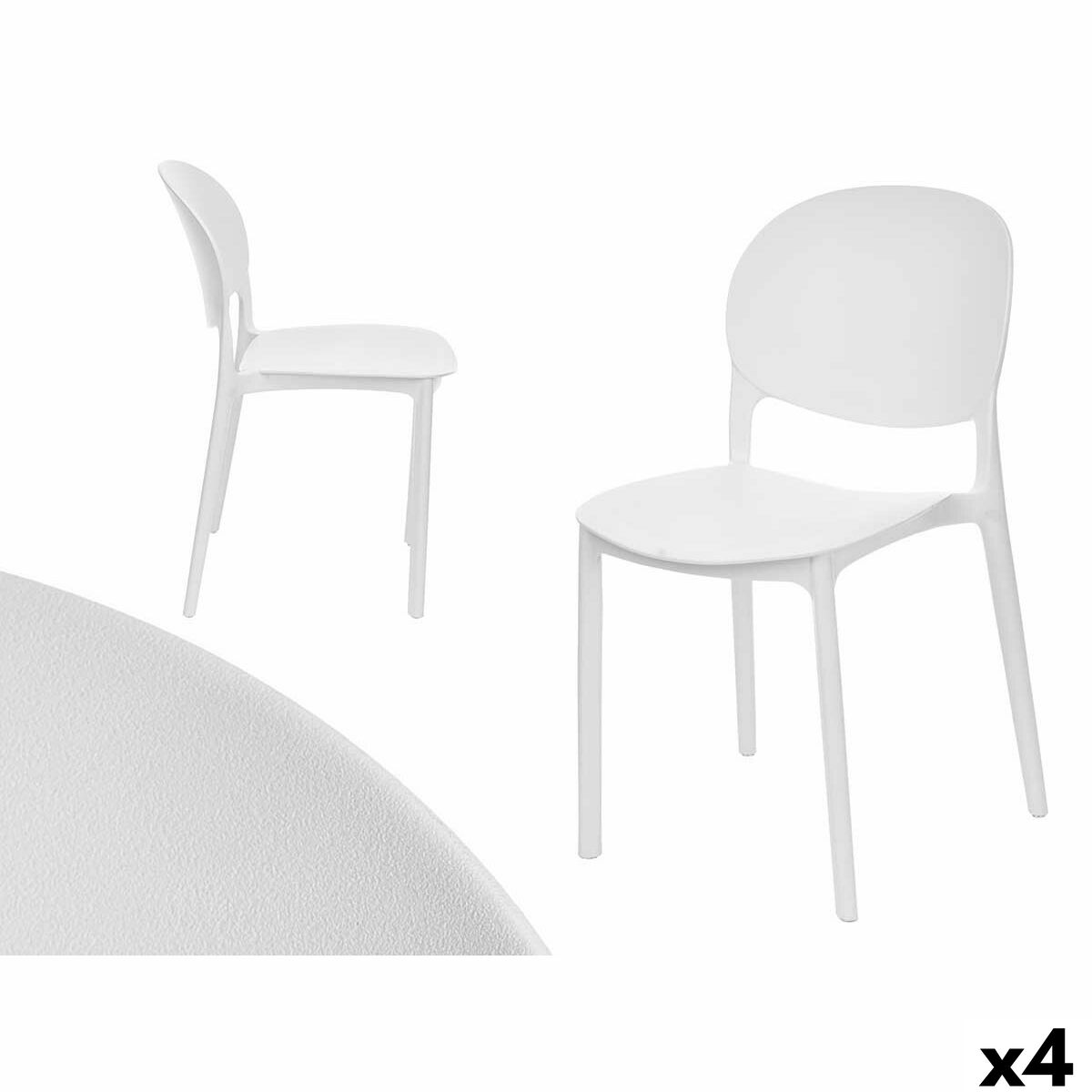 4899888771098 - Stapelbarer Stuhl PP-2052-W 4 Stück 4899888771098 - Stapelbarer Stuhl PP-2052-W 4 Stück