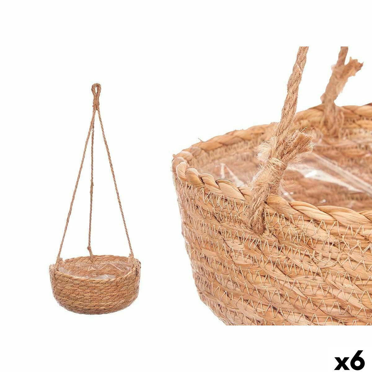 4899888771913 - Set of pots LR23067 Natural Esparto grass 21 x 115 x 21 cm 23 x 13 x 23 cm 26 x 15 x 26 cm