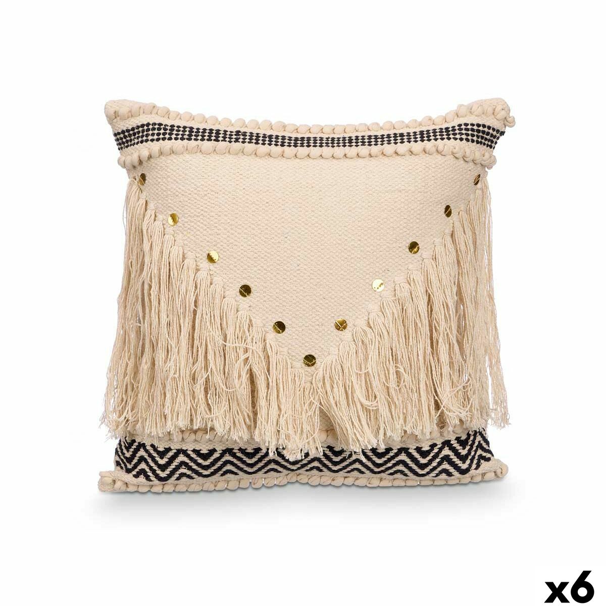 4899888772583 - Kissen 4740 4740 Schwarz Natur 45 x 15 x 45 cm (6 Stück)