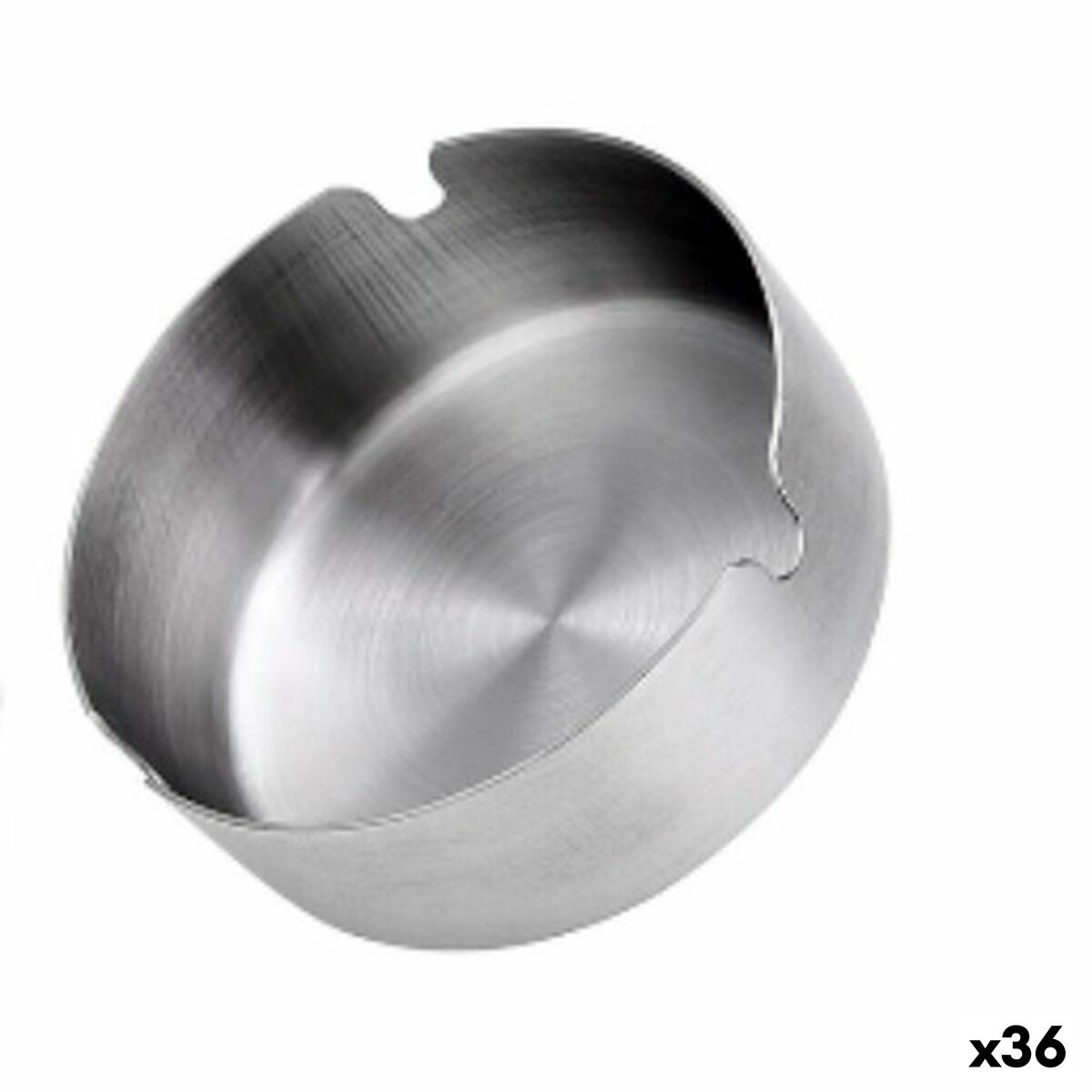 4899888776420 - Aschenbecher Stahl 10 cm (36 Stück)