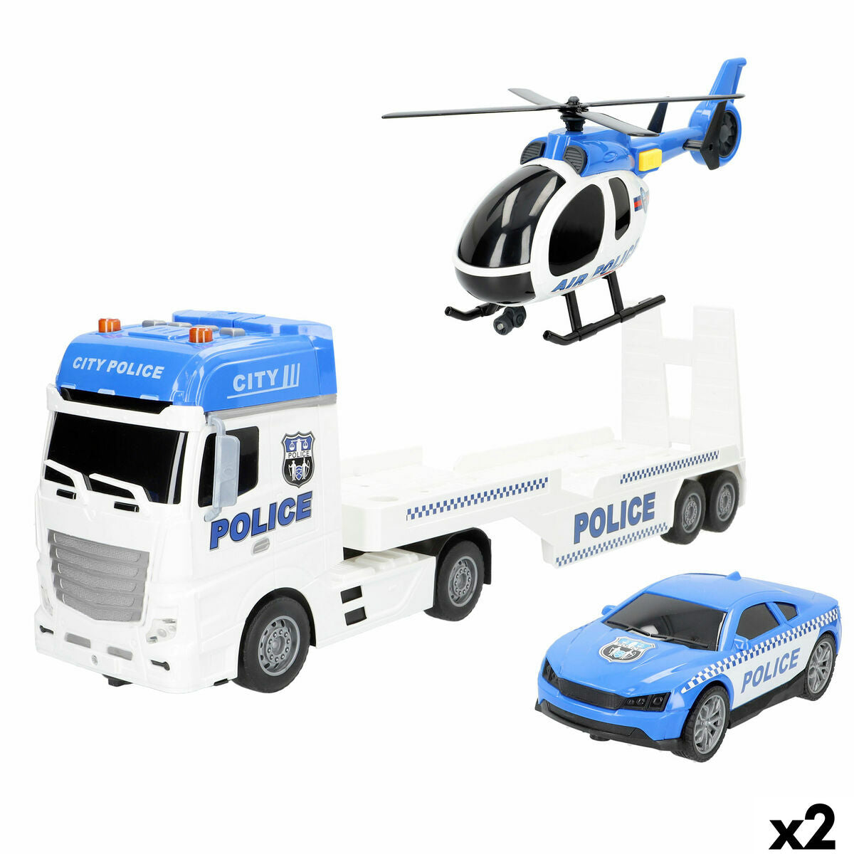 4899888779292 - Pkw-Transporter Lkw 55 x 17 x 12 cm (2 Stück)