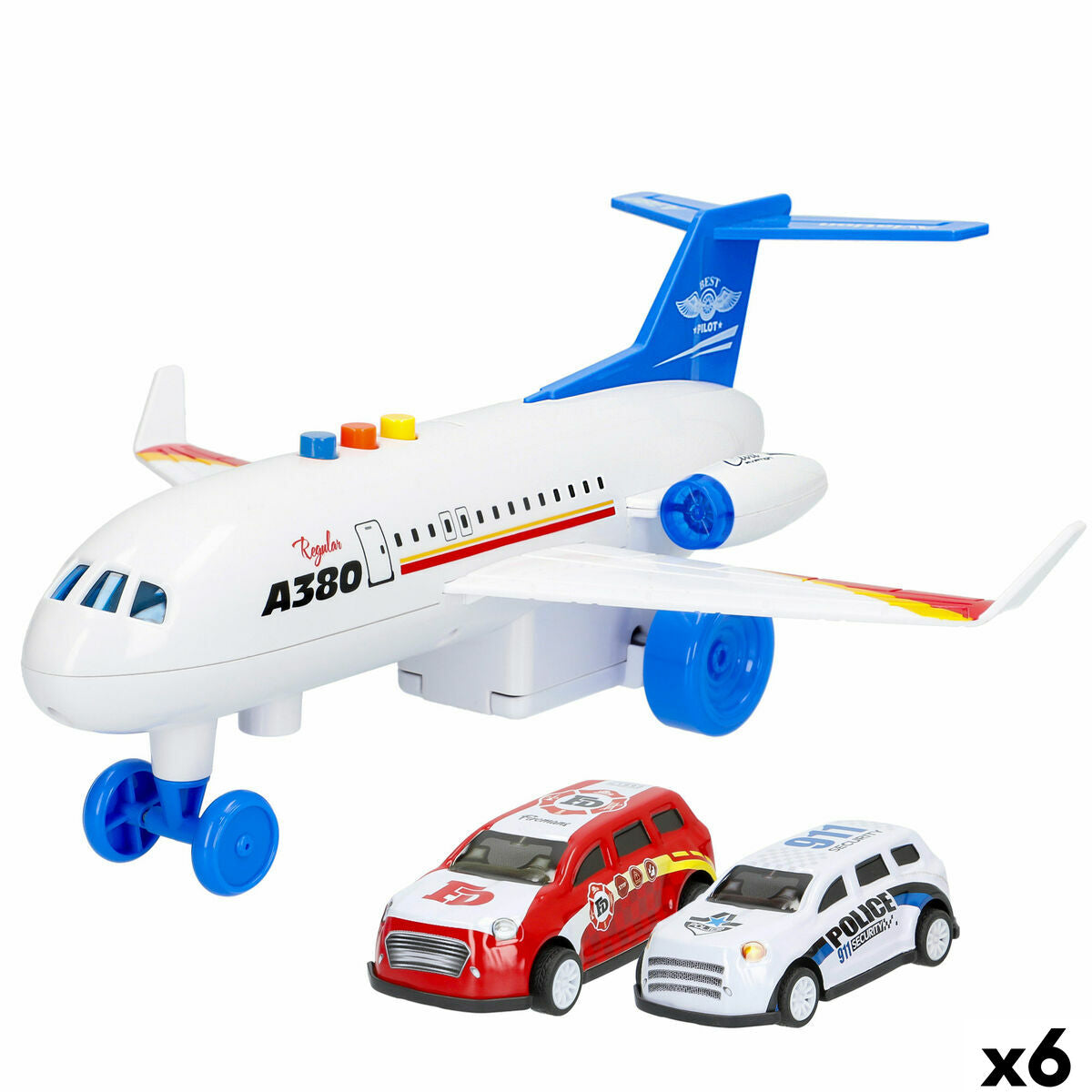 4899888779353 - Flugzeug 28 x 10 x 26 cm (6 Stück)