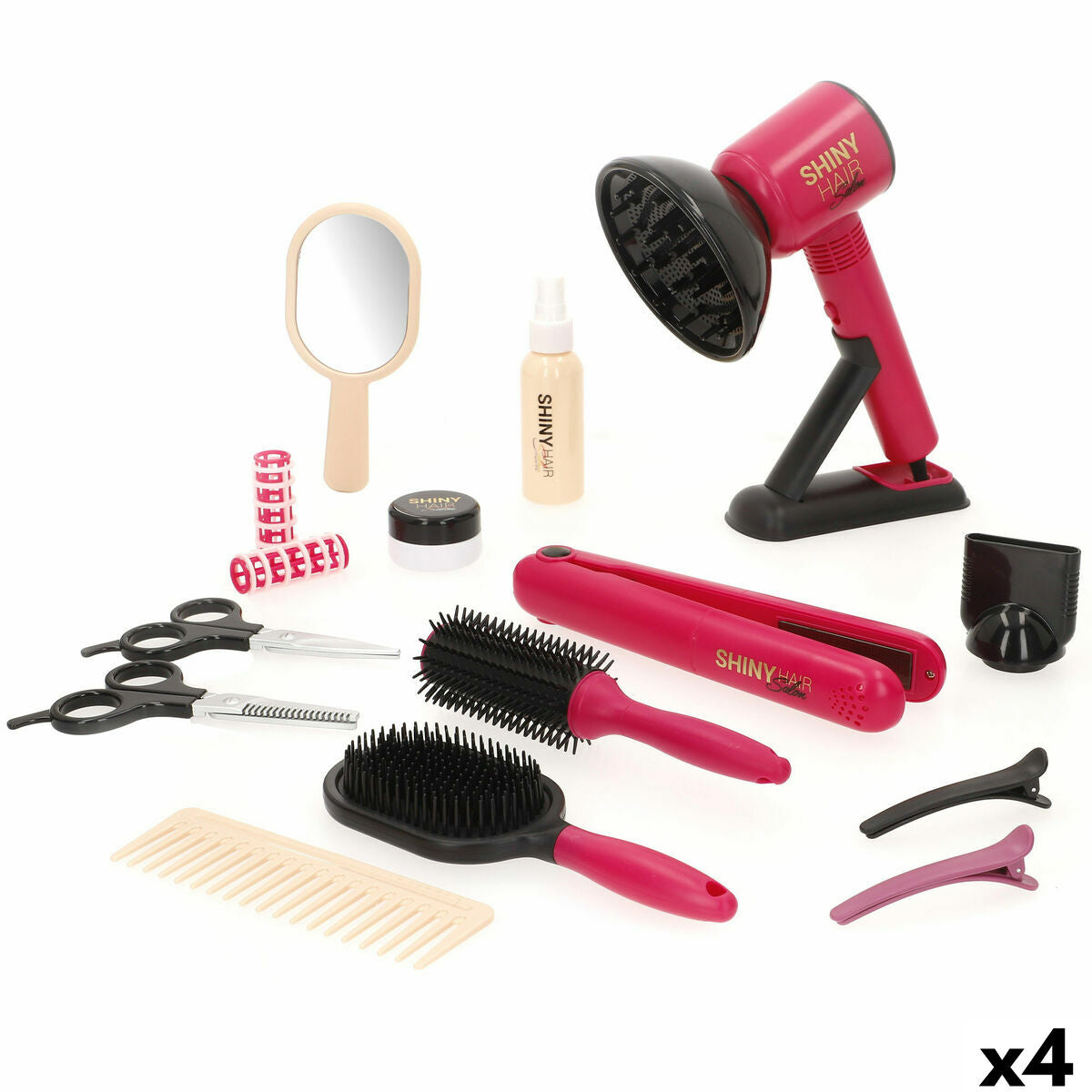 4899888779803 - Childs Hairedressing Set 12 x 25 x 11 cm 17 Pieces (4 Units)