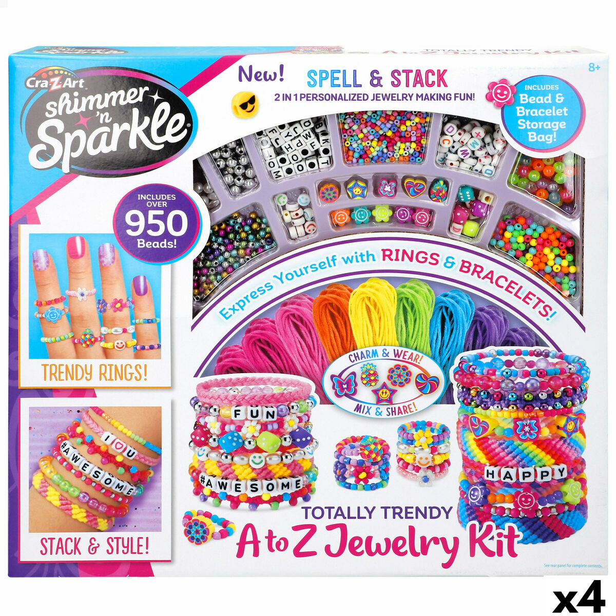 4899888779827 - Schmuckkit 01 x 01 x 01 cm (4 Stück) 4899888779827 - Schmuckkit 01 x 01 x 01 cm (4 Stück)