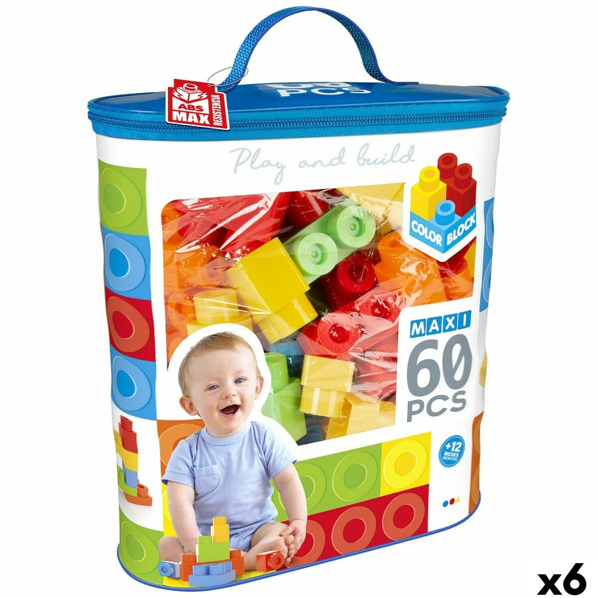 4899888780410 - Building Blocks 60 Pieces