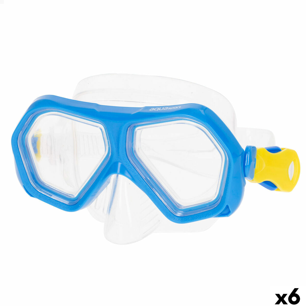 4899888781578 - Tauchmaske Aquasport Blue (6 Einheiten)