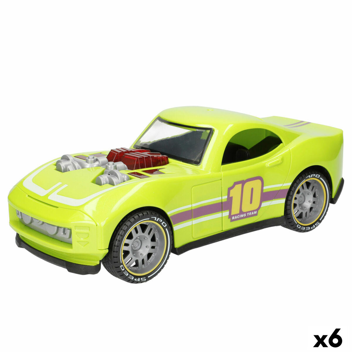 4899888792116 - Auto mit Schwungrad-Antrieb 114 (6 Stück)