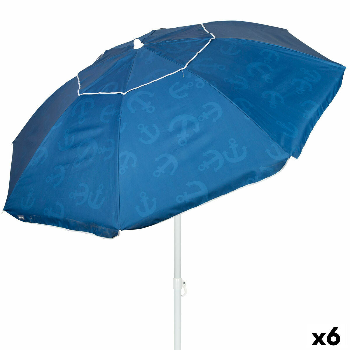 4899888792468 - Strand Parasol Blau 220 x 210 x 220 cm (6 Einheiten) 4899888792468 - Strand Parasol Blau 220 x 210 x 220 cm (6 Einheiten)