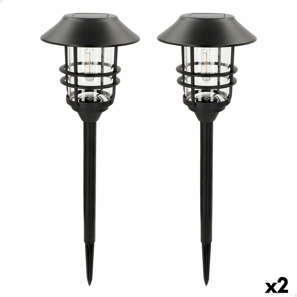 4899888792840 - Solarlampe 17 x 58 x 17 cm (2 Stück) 4899888792840 - Solarlampe 17 x 58 x 17 cm (2 Stück)