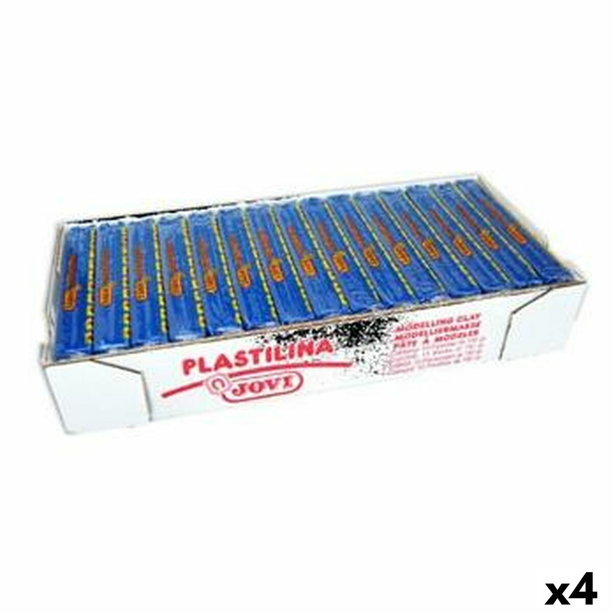 4899888796763 - Modelling clay Dark blue 15 Pieces (4 Units)