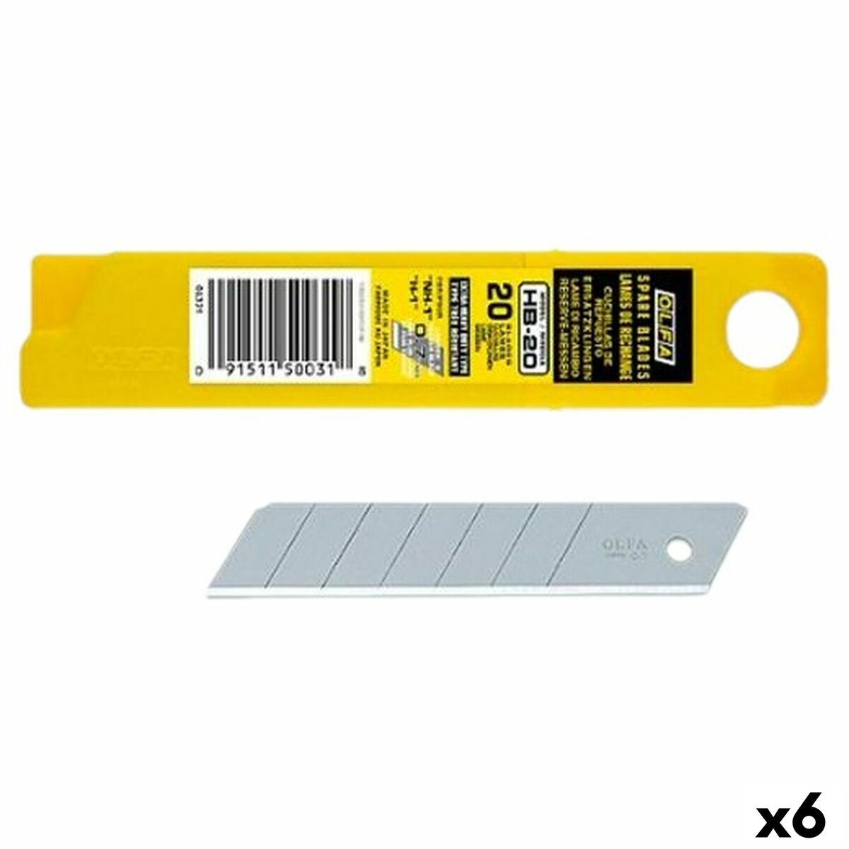 4899888804178 - Klinge für Cuttermesser 10 x 25 cm (6 Stück)