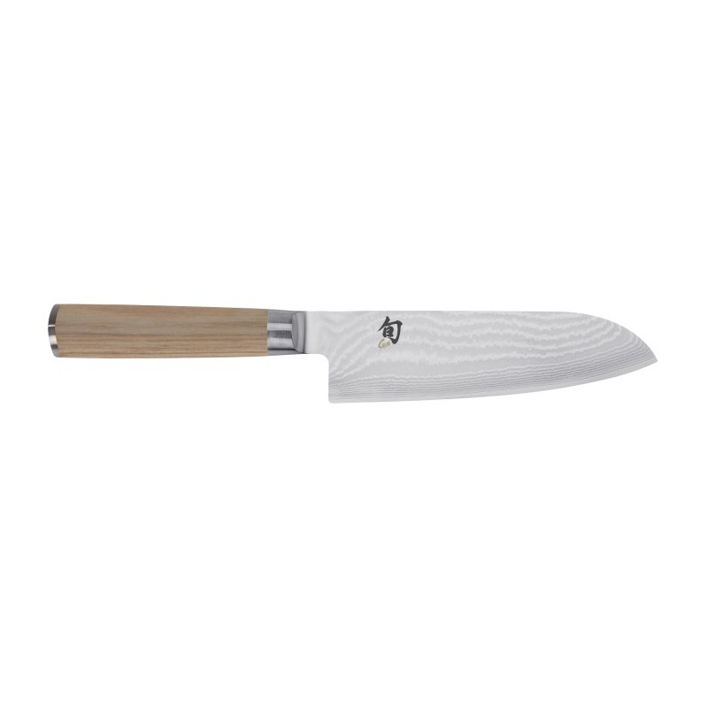 4901601009309 - 165 cm KAI Shun White Santoku 165 cm KAI DM702W 4901601009309