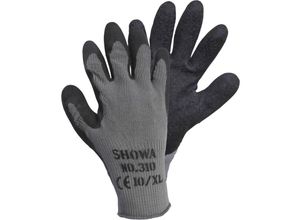 4901792012348 - Grip Black 14905-9 Baumwolle Polyester Arbeitshandschuh Größe (Handschuhe) 9 l en 388 cat i - Showa