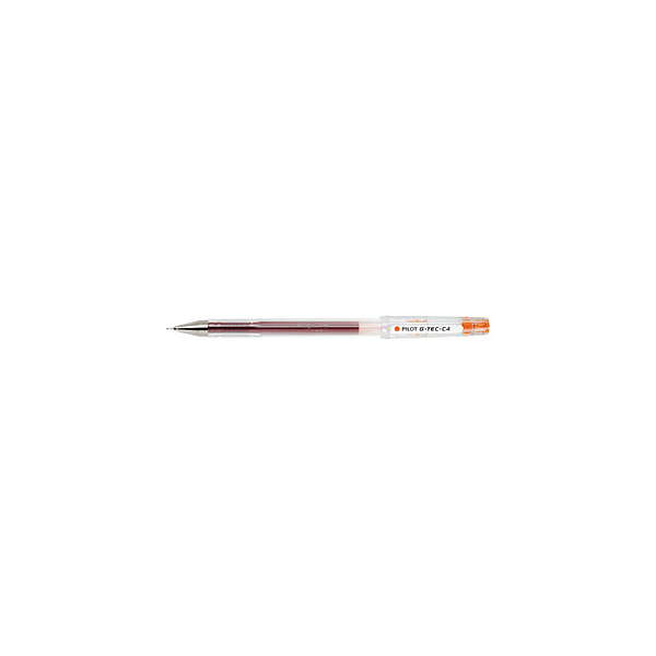 4902505139383 - PILOT G-Tec C4 04 Gelschreiber transparent 04 mm Schreibfarbe orange 1 St