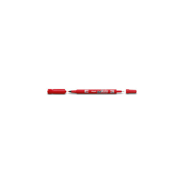 4902505342097 - Permanentmarker TwinMarker SCA-TM-BG rot 03mm und 05mm Rundspitze 4902505342097 Pilot