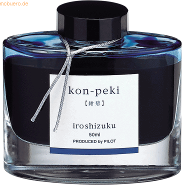 4902505367281 - Tintenglas Iroshizuku 50ml (kon-peki) Deep Cerulean Blue