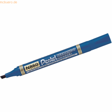 4902506070487 - 12 x Permanentmarker 06-45mm Rundspitze blau