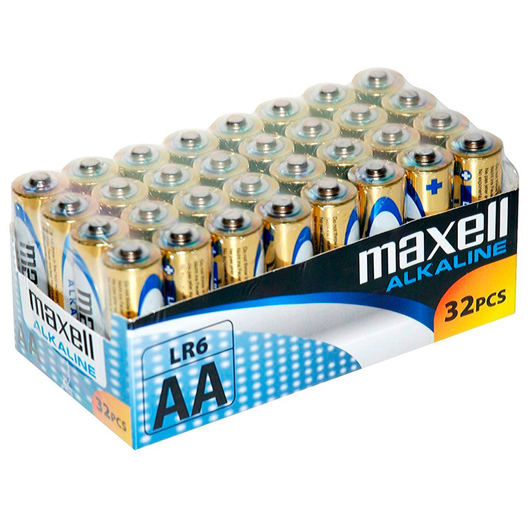 4902580731311 - MAXELL - BATTERIE ALCALINA AA LR6 PACK*32 UDS 4902580731311 - MAXELL - BATTERIE ALCALINA AA LR6 PACK*32 UDS