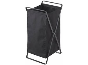 4903208024853 - Faltbarer Wäschekorb schwarz Tower - L30 cm - Schwarz - Calicosy