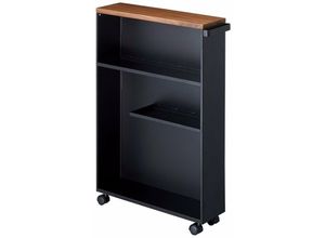 4903208043076 - YAMAZAKI - Halb geschlossener Toilettenwagen - L46 cm - Schwarz