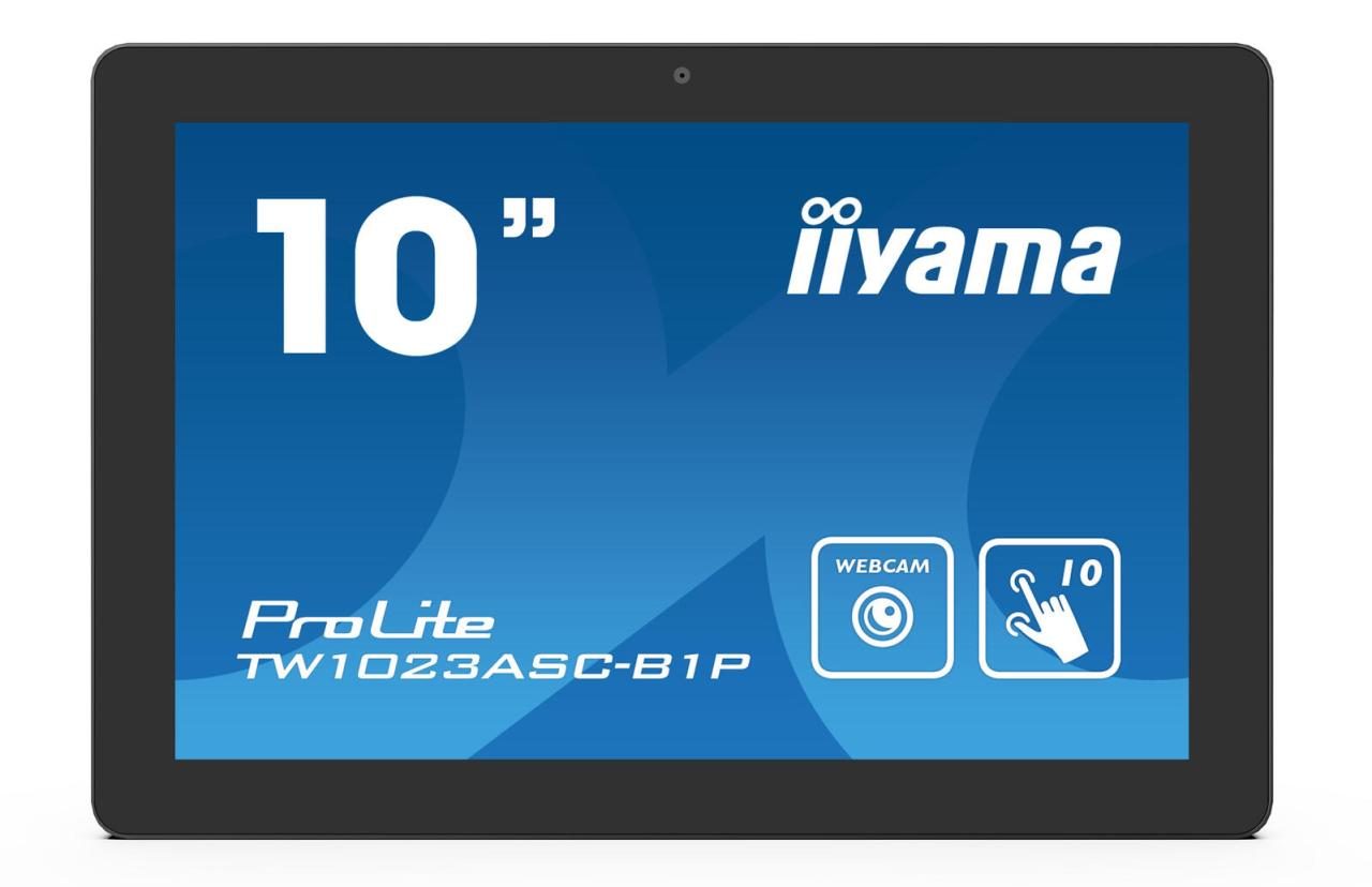 4948570117116 - iiyama ProLite TW1023ASC-B1P - LED-Monitor - 255 cm (101) - feststehend - Touchscreen - 1280 x 800 - IPS - 450 cd m² - 10001 - 25 ms - HDMI - Lautsprecher - Schwarz Matte