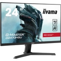 4948570117727 - iiyama G-MASTER Red Eagle G2470HSU-B1 - LED-Monitor - 61cm (24) (238 sichtbar) - 1920 x 1080 Full HD (1080p) @ 165 Hz - Fast IPS -HDMI DisplayPort - Lautsprecher - mattschwarz [Energieklasse E] (G2470HSU-B1)