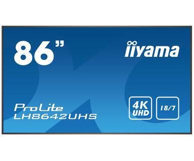 4948570118625 - iiyama ProLite LH8642UHS-B3 218 cm (86) Klasse (217 cm (856) sichtbar) LCD-Display mit LED-Hintergrundbeleuchtung - 4K - für Digital Signage