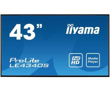 4948570119493 - iiyama ProLite LE4340S-B3 108 cm (43) LCD-Display mit LED-Hintergrundbeleuchtung - für Digital Signage