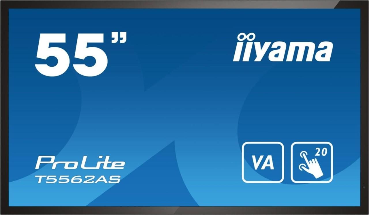 4948570120475 - iiyama ProLite T5562AS-B1 55 Class (546 viewable) LED-backlit LCD display - 4K - for digital signage interactive communication 4948570120475 - iiyama ProLite T5562AS-B1 55 Class (546 viewable) LED-backlit LCD display - 4K - for digital signage interactive communication
