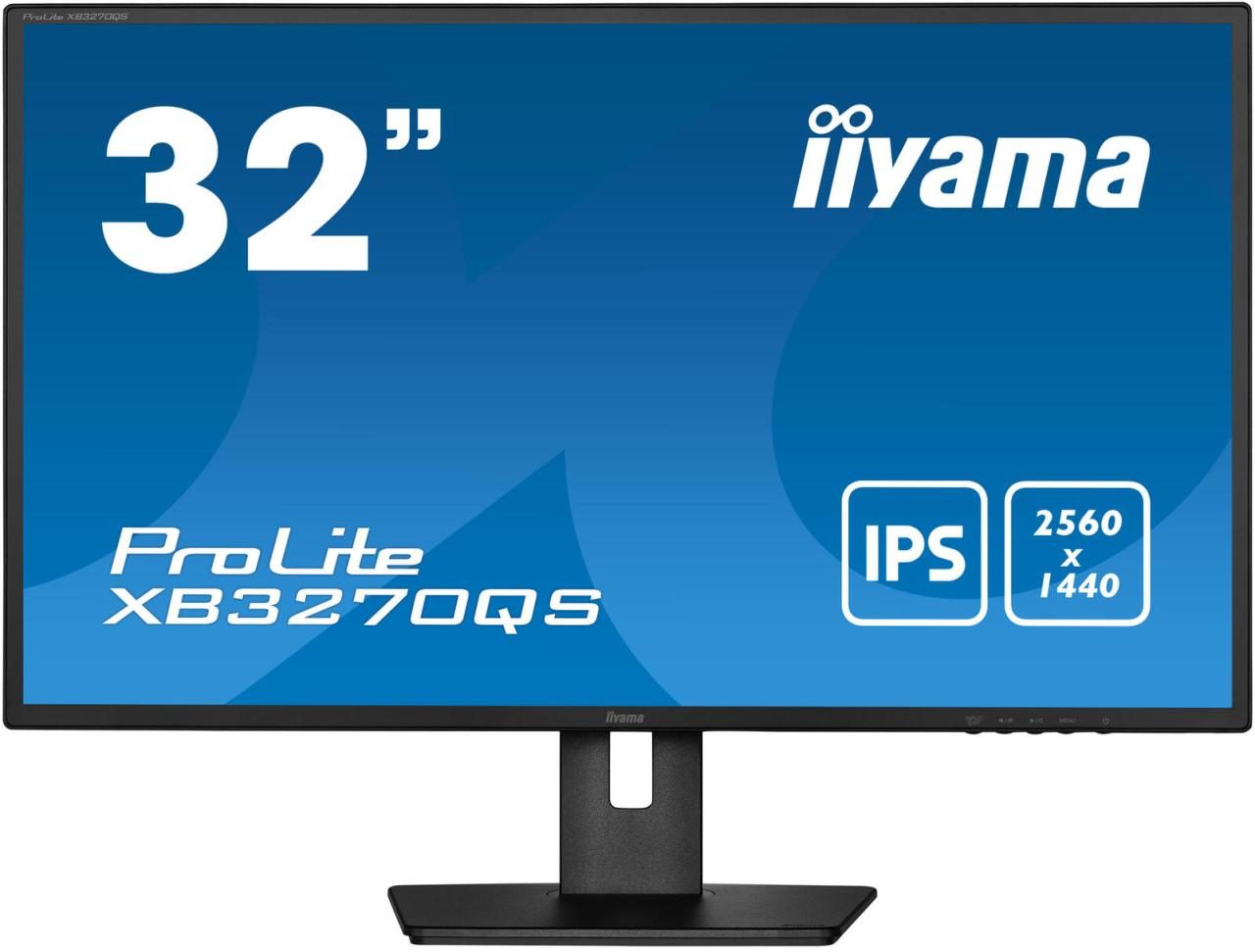 4948570121328 - ProLite XB3270QS-B5 Business LCD-Monitor EEK F (A - G) 80 cm (315 Zoll) 2560 x 1440 Pixel 169 4 ms HDMI® DisplayPort DVI Kopfhörer (35 mm Klinke)