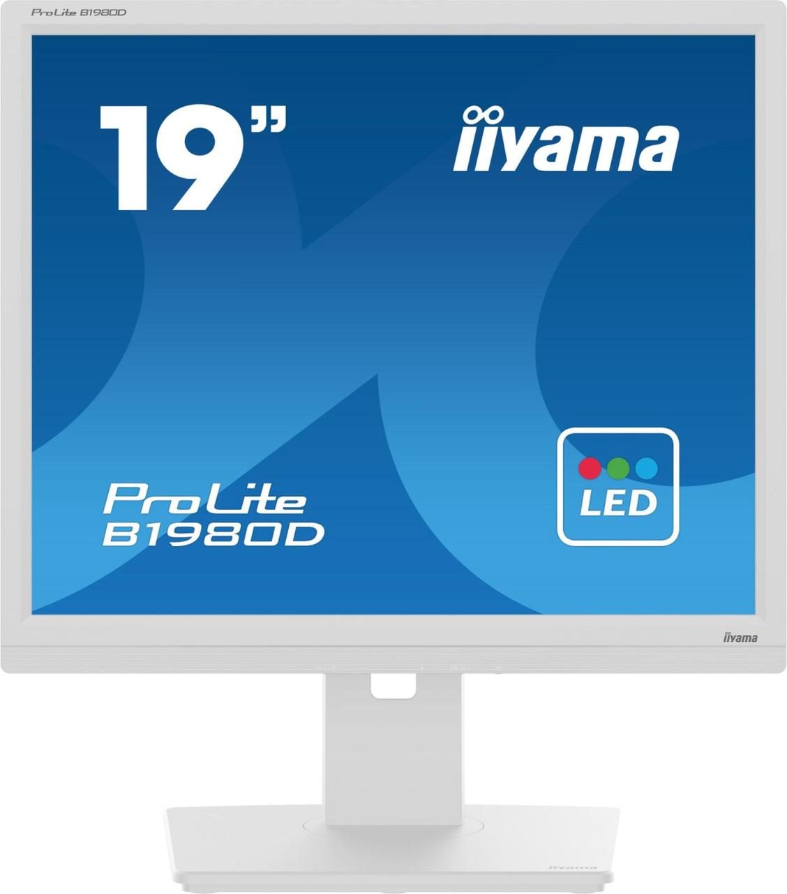 4948570121373 - iiyama ProLite B1980D-W5 - LED-Monitor - 48 cm (19) - 1280 x 1024 @ 60 Hz - TN - 250 cd mÂ²