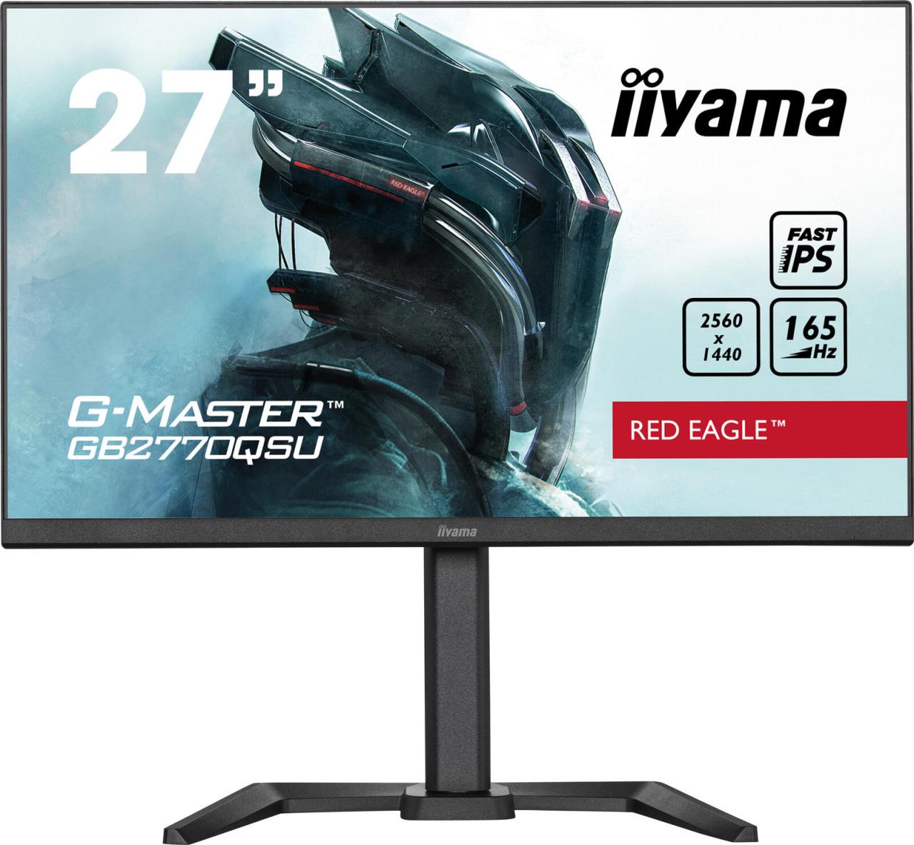 4948570121700 - iiyama 27 Bildschirm G-MASTER Red Eagle GB2770QSU-B5 - LED monitor - 27 - HDR - Schwarz - 1 ms AMD FreeSync Premium