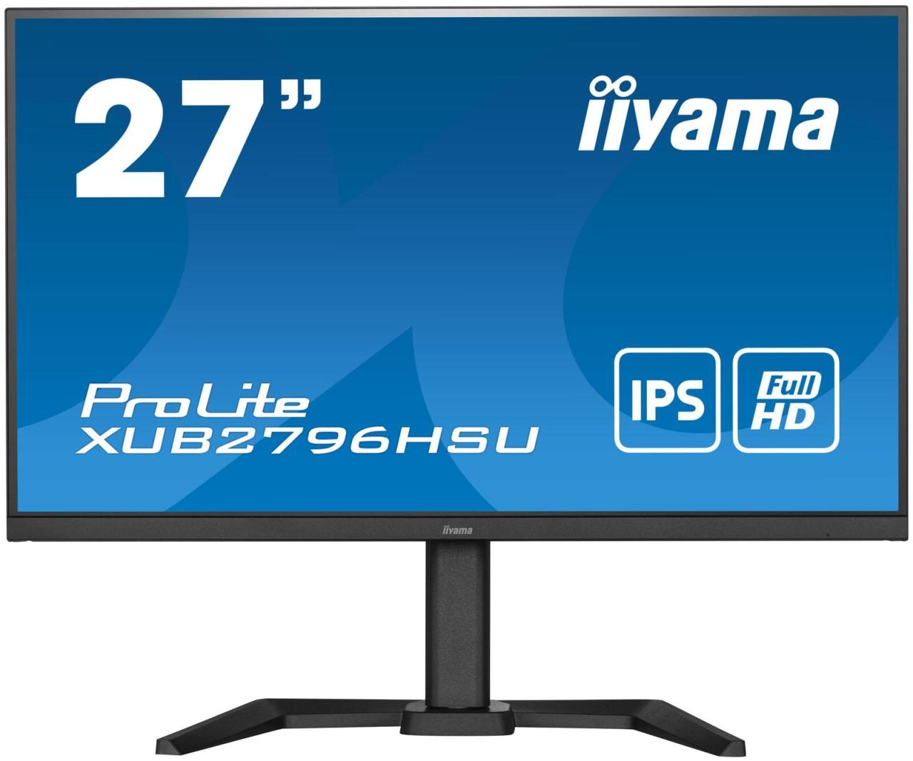 4948570121717 - iiyama ProLite XUB2796HSU-B5 - LED-Monitor - 685 cm (27) (27 sichtbar) - 1920 x 1080 Full HD (1080p) @ 75 Hz - IPS - 250 cd m²