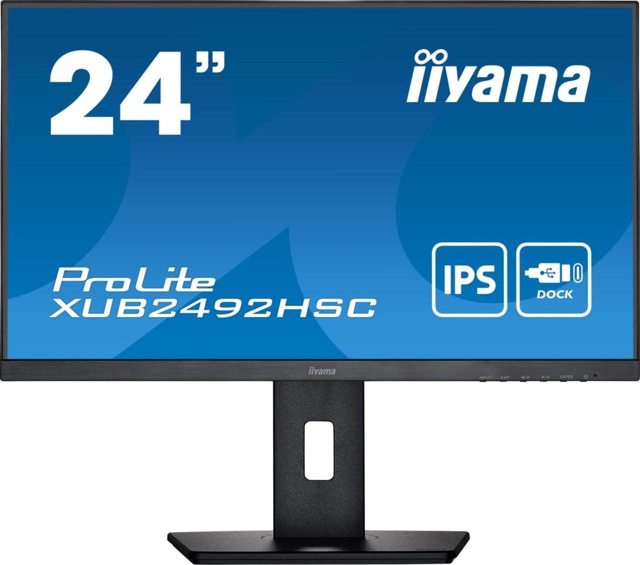 4948570121762 - iiyama ProLite XUB2492HSC-B5 - LED-Monitor - 61 cm (24) (238 sichtbar) - 1920 x 1080 Full HD (1080p) @ 75 Hz - IPS - 250 cd m²